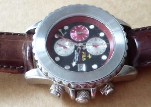 【送料無料】腕時計　ウォッチ　アラームクロノグラフポセイドンステンレスreloj crongrafo fila poseidon, orden, 20atm, todos en funcionamiento de acero inoxidable, fecha｜hokushin