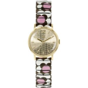 【送料無料】腕時計　ウォッチ　エクスパンダマルチカラーベルトorla kiely para mujer multicolor reloj con correa expansor ok4070｜hokushin