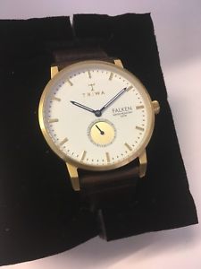 【送料無料】腕時計　ウォッチ　ファルreloj de cuero marrn para hombre triwa falken nuevo pvp 149