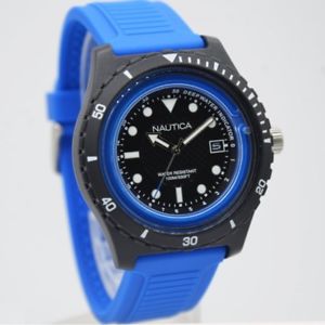 【送料無料】腕時計　ウォッチ　スキューバアズーロダイバーorologio uomo nautica,scuba,azzurro,apnea,diver,profondimetro,cinturino gomma