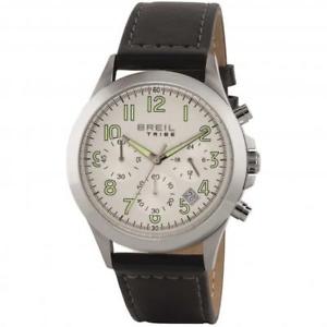 【送料無料】腕時計　ウォッチ　アラームクロノレザーreloj hombre breil tribe choice ew0298 chrono cuero negro blanco 50mt nuevo