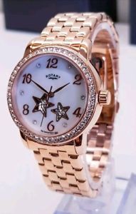 【送料無料】腕時計 ウォッチ ロータリーポンドレディースピンクゴールドreloj de pulsera rotary lb0373641 seoras de oro rosa estrellas nuevo