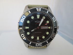 【送料無料】腕時計　ウォッチ　ロータリスチールダブルカレンダースイスrotary chronospeed acero cuarzo 2005 calendario doble suiza luminiscente｜hokushin 18,235円