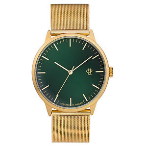 【送料無料】腕時計　ウォッチ　ーグリーンゴールドクロックnuevo reloj para hombre nando cheapo verdeoro bnwt