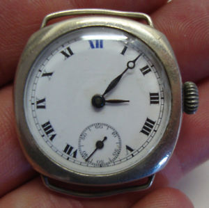 【送料無料】腕時計　ウォッチ　ニッケルシルバーreloj de pulsera early 20th century caballeros de plata de nquel｜hokushin