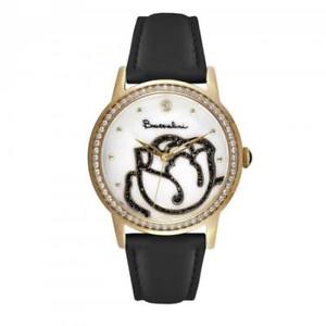 【送料無料】腕時計　ウォッチ　ドナゴールドビアンコorologio donna braccialini brd 809s1bn pelle nero gold dorato bianco