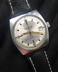 【送料無料】腕時計 ウォッチ ルツェルンカレンダーマニュアルヴィンテージアラームlucerne manual calendar hand winding funcionando vintage watch reloj 35mm|hokushin