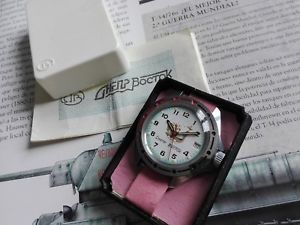 【送料無料】腕時計　ウォッチ　ロシアヴォストーククロックロシアソヴォストークreloj ruso vostok komandirskie russian soviet vostok dnieper watch nos｜hokushin