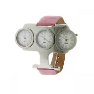 【送料無料】腕時計　ウォッチ　ドナピンクパールビアンコorologio donna oiw trial time pelle rosa madreperla bianco 3 quadranti w3 18,186円