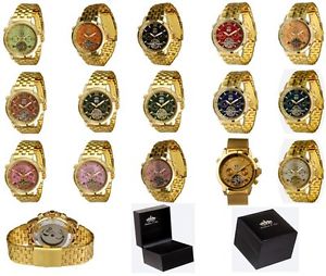【送料無料】腕時計　ウォッチ　リンドバーグゴールドカラークロックlindberg amp; sons reloj automtico pirus en dorado color con cuerda manual