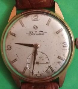 【送料無料】腕時計　ウォッチ　ブランドクルトorologio certina kurth freres carica manuale