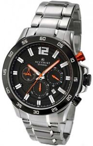 【送料無料】腕時計　ウォッチ　ステンレスクロノグラフアラームグアーガム￥accurist 7051 crongrafo acero inoxidable reloj 50 m wr todos 2 ao guar rrp 149