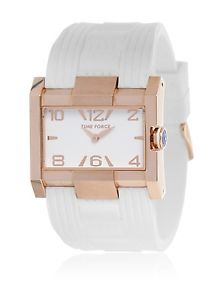 【送料無料】腕時計　ウォッチ　アラームreloj time force tf4033l11 blanco mujer pvp144