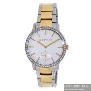【送料無料】腕時計　ウォッチ　アラームジェイミーステンレススチールesprit reloj jamie twotone es108112007 seora reloj pulsera de acero inoxidable bicolor 18,965円