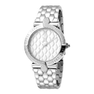 【送料無料】腕時計　ウォッチ　テンポアルジェントorologio solo tempo donna just cavalli acciaio serpente argento jc1l047m0055