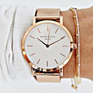 【送料無料】腕時計 ウォッチ バッテリービアンコorologio rosefield donna twgt51 al quarzo batteria ottone quandrante bianco|hokushin