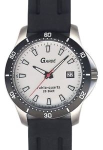 【送料無料】腕時計　ウォッチ　ラスポーツスチールクオーツブラックホワイトgarde ruhla sport reloj de cuarzo acero exterior trabajo negro blanco 200m 20｜hokushin 18,886円