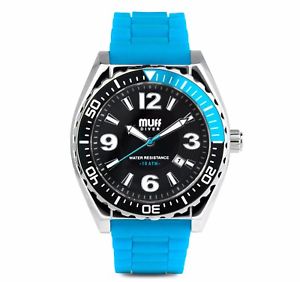 【送料無料】腕時計 ウォッチ スリーブダイバーウォッチmanguito diver watch azul elctrico|hokushin