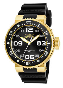 【送料無料】腕時計 ウォッチ プロダイバークォーツスチールシリコンinvicta hombres pro diver cuarzo 100m color dorado ssteel reloj de silicona|hokushin
