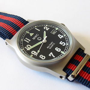 【送料無料】腕時計 ウォッチ ベルトアラームロイヤルネイビーmwc g10 lm militar correa de reloj royal navy, fecha, resistencia al agua 50m nuevo|hokushin