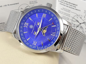 【送料無料】腕時計　ウォッチ　アラームreloj daydate etapas la luna hombre constantin durmont para fases de watch｜hokushin