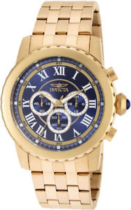【送料無料】腕時計 ウォッチ ストップウォッチステンレススチールinvicta hombres specialty cronmetro 100m chapado en oro reloj acero inoxidable|hokushin