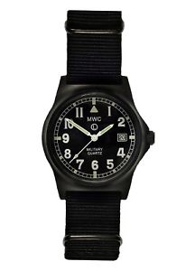 【送料無料】腕時計　ウォッチ　アラームウィンドウネジブラックベルトホルスターmwc g10lmpvd militar reloj 50m ventana de fecha tornillo funda atrs correa negra