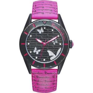 【送料無料】腕時計　ウォッチ　ドナフクシアネロファルファッレorologio donna braccialini brd 4013np pelle fucsia nero farfalle glitter