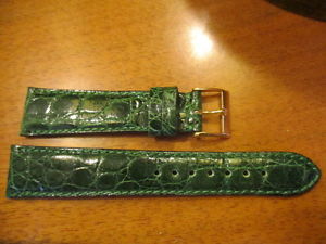 【送料無料】腕時計　ウォッチ　ワニブレスレットbracelet en crocodile vert morellato anallergic taille 20｜hokushin 19,866円
