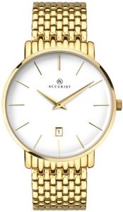 【送料無料】腕時計　ウォッチ　ステンレススチールaccurist 7160 oro plateado todo acero inoxidable fecha 2 aos de garanta rrp 14999