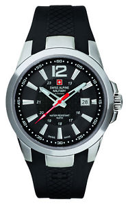 【送料無料】腕時計　ウォッチ　スイスメンズサムシリコンブラックベルトreloj suizo alpino militar por grovana mens sam14 correa negra de silicona