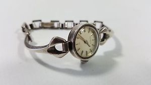 【送料無料】腕時計　ウォッチ　モントレソールシルバーアラームgran montresor reloj de pulsera mujer, plata genuina 60er jahre, reloj 22,386円