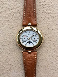 【送料無料】腕時計　ウォッチ　ヴィンテージアラームnos nuevo bassel lunar luna moon fasi lunari vintage watch reloj 38 mm