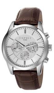 【送料無料】腕時計　ウォッチ　アラームリレーブラウンアナログクロノグラフブラウンレザーesprit reloj hombre relay brown es106841003 analogico chronograph cuero marrn