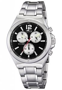 【送料無料】腕時計　ウォッチ　スポーツソリッドステンレススチールクロノグラフlotus sport hombre reloj de pulsera crongrafo acero inoxidable slido 101185 22,386円