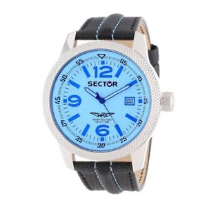 【送料無料】腕時計　ウォッチ　セクターテンポカサネロorologio solo tempo uomo sector overland 3h r3251102014 cassa acciaio pelle nero