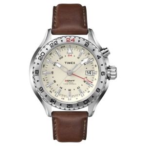 【送料無料】腕時計　ウォッチ　アラームインテリジェントマンクオーツアナログtimex reloj hombre inteligente quartz 3gmt analogico t2p426