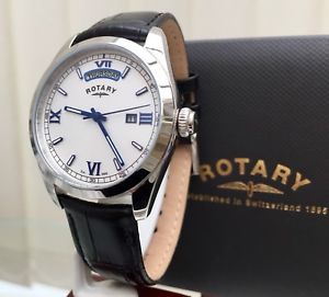 【送料無料】腕時計　ウォッチ　アラームローマドルフィンpara hombres reloj rotary da y fecha azul nmeros romanos delfn estndar rrp 230 r99 32,980円