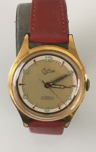 【送料無料】腕時計　ウォッチ　ドイツコレクションreloj de pulsera de coleccin alemana bifora chapado en oro 1940s 24,805円