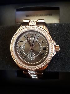 【送料無料】腕時計　ウォッチ　カラーレディースゴールドローズseoras reloj de color oro rosa nuevo｜hokushin
