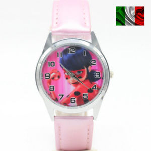 【送料無料】腕時計 ウォッチ オロロジオorologio miraculous ladybug kid girl principessa miraculous bambina|hokushin