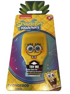 【貨物輸送無料】ウォッチ 御覧なさる 目ざまし時計reloj led spongebob squarepants edad 3 男女兼用腕時計-腕時計