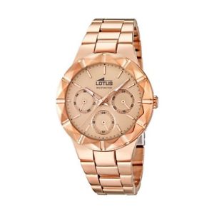 【送料無料】腕時計　ウォッチ　アラームトレンディピンクゴールドメッキreloj lotus trendy mujer chapado oro rosa multifuncin 159211