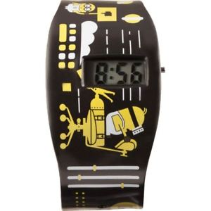 【貨物輸送無料】ウォッチ 御覧なさる デジタルreloj digital con licencia oficial mad science con minions de mi villano favorito 3 negro 腕時計-男女兼用腕時計