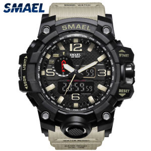 【送料無料】腕時計 ウォッチ スポーツデュアルスクリーンsmael deportivo militar reloj pantalla dual led electrnico reloj pulsera|hokushin