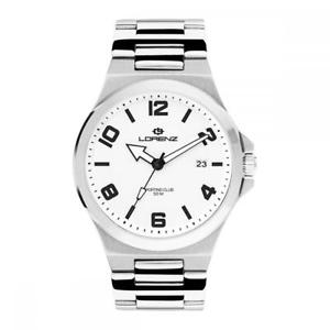 【送料無料】腕時計　ウォッチ　スポーツクラブサブメートルorologio uomo lorenz 030012dd sporting club bracciale acciaio bianco sub 50mt