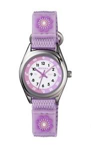 【送料無料】腕時計　ウォッチ　タイムクロックマスターナイロンストラップライラックトピックtikkers chicas lila flor tema tiempo maestro correa de nylon relojtk0120