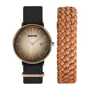 【送料無料】腕時計 ウォッチ アラームレトロボックスslazenger retro para hombre reloj sl91970104 con o sin caja 7499 7|hokushin