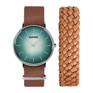 【送料無料】腕時計　ウォッチ　アラームレトロボックスslazenger retro para hombre reloj sl91970101 con o sin caja 7499 6