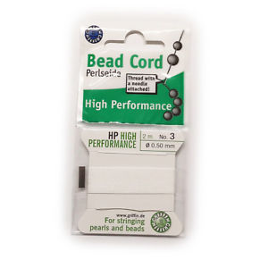 【貨物輸送無料】ウォッチ 御覧なさる 演技米突perlas de seda high performance, blanco con aguja varios grosores 2m 腕時計-男女兼用腕時計